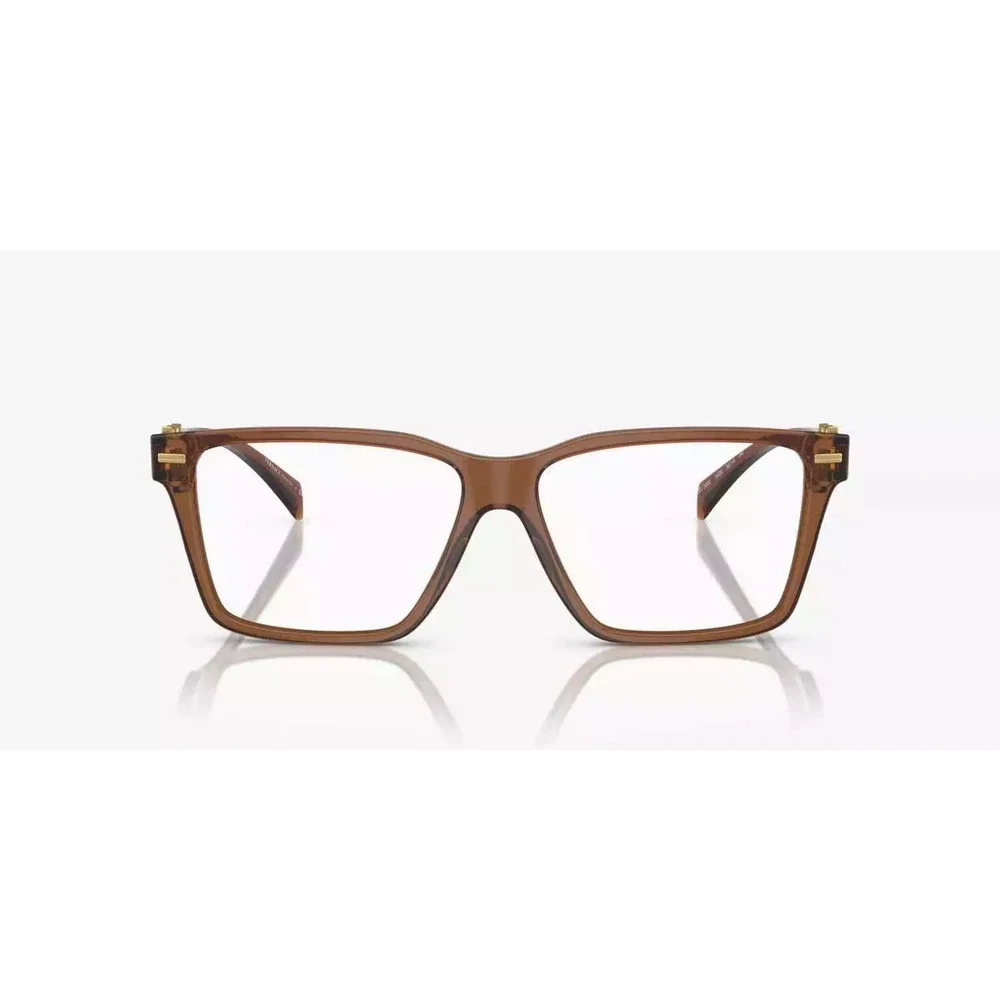 NWT Versace VE3335-5028-54 Brown Square 54mm Glasses